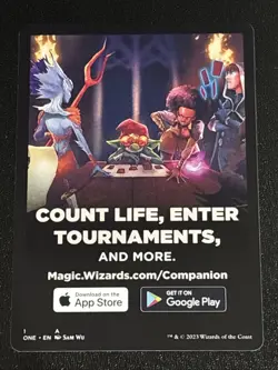 MTG Phyrexia: All Will Be One Rebel Token 005 NM - Image 2