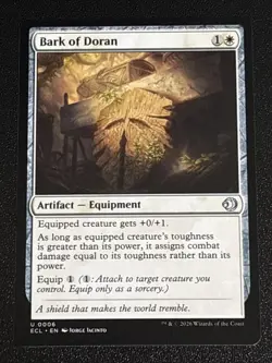 MTG Lorwyn Eclipsed Bark of Doran 0006 NM - Image 1