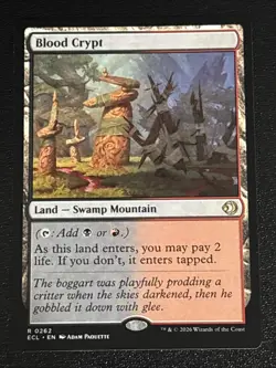MTG Lorwyn Eclipsed Blood Crypt 0262 NM Rare - Image 1