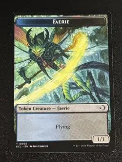 MTG Lorwyn Eclipsed Faerie/Goblin Double-Sided Token 0005/0006 NM - Image 1
