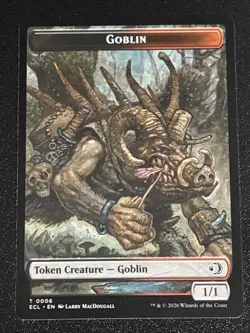 MTG Lorwyn Eclipsed Faerie/Goblin Double-Sided Token 0005/0006 NM - Image 2