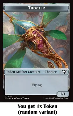Loyal Apprentice ** FOIL ** #240 +1x Thopter Token - Commander Masters - CUC MTG - Image 2