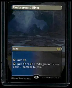 Near Mint or Better Underground River (Borderless) #300 W/Tracking - Image 1