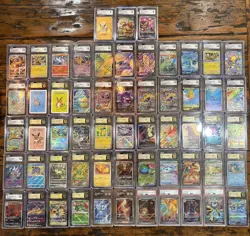 Pokemon Graded Card Lot of 60 slabs - Image 1