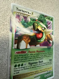 Pokemon Torterra LV.X DP09 Diamond & Pearl Level Up Holo Promo 2007 - Image 3