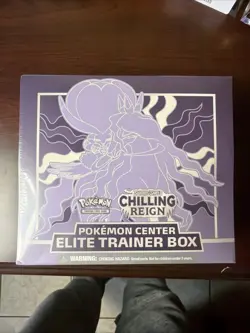 Pokemon Center Exclusive Chilling Reign ETB SEALED - Error ETB- + PC Double Pack - Image 1