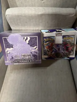 Pokemon Center Exclusive Chilling Reign ETB SEALED - Error ETB- + PC Double Pack - Image 2