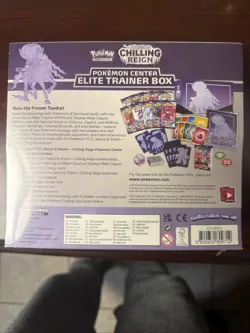 Pokemon Center Exclusive Chilling Reign ETB SEALED - Error ETB- + PC Double Pack - Image 4