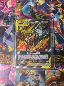 Pokemon 2019 TCG Moltres Zapdos Articuno GX Tag Team #SM210 Black Star Promo - Image 1
