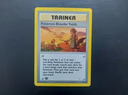 Pokemon - Pokemon Breeder Fields 62/64 Uncommon 1st Edition Neo Revelation - Image 1