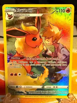 Flareon TG01/TG30 Holo Brilliant Stars Trainer Gallery Pokemon - Image 1