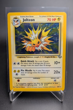 Jolteon 4/64 Jungle Unlimited - Holo Rare - Pokemon TCG - MP/HP - Vintage 1999 - Image 1