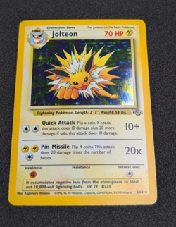 Jolteon 4/64 Jungle Unlimited - Holo Rare - Pokemon TCG - MP/HP - Vintage 1999 - Image 2