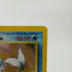 Pokemon Vaporeon Jungle Holo Rare 12/64 1999 Fast Free Shipping - Image 4