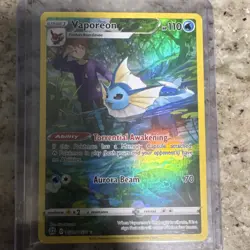 Pokemon TCG Vaporeon TG02/TG30 Brilliant Stars Ultra Rare Full Art Holo 110 HP … - Image 1