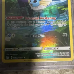 Pokemon TCG Vaporeon TG02/TG30 Brilliant Stars Ultra Rare Full Art Holo 110 HP … - Image 3