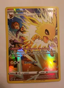 Jolteon TG04/TG30 Trainer Gallery Brilliant Stars Pokemon TCG NM 💎 - Image 1