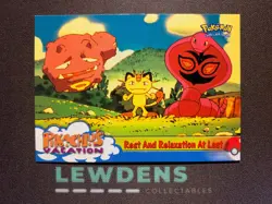 Rest and Relaxation at Last 49 1st Topps Pokemon First Movie Pikachu's Vacation - Image 1