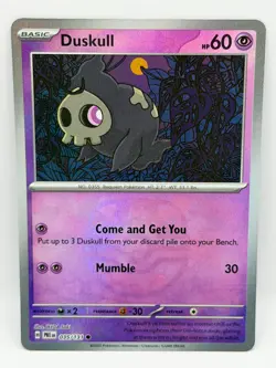 Duskull (Master Ball Pattern) 035/131 Prismatic Evolutions NM Holo Pokemon TCG - Image 1