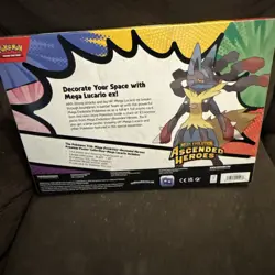 Pokemon TCG Mega Lucario Premium Poster Collection Ascended Heroes BRAND NEW - Image 2