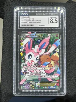 CGC 8.5 Sylveon EX XY Generations RC32/RC32 Radiant Collection Holo Pokemon - Image 1
