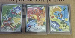 Pokemon First Partner Illustration Collection Series 1 Kanto GEN 1 set of 3 - Image 1