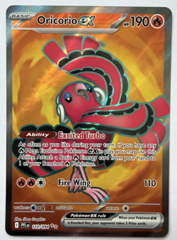 Pokemon TCG Oricorio ex 110/094 Full Art Ultra Rare Phantasmal Flames - Image 1