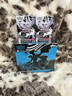 Pokemon TCG Black Bolt ETB And 2 White Flare Booster Bundles New Sealed - Image 1