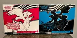 Pokemon TCG Black Bolt And White Flare Elite Trainer Box [Set Of 2 Sealed ETBs] - Image 1