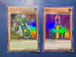 Yu-Gi-Oh Jinzo and Jinzo The Machine Menace LED7-EN031 1st Ed Ultra Rare Set - Image 1