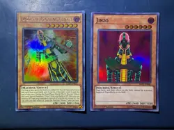Yu-Gi-Oh Jinzo and Jinzo The Machine Menace LED7-EN031 1st Ed Ultra Rare Set - Image 3