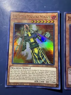 Yu-Gi-Oh Jinzo and Jinzo The Machine Menace LED7-EN031 1st Ed Ultra Rare Set - Image 4