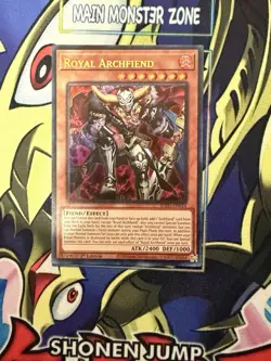 Yugioh! Royal Archfiend Ultra Rare BPRO-EN014 Burst Protocol 1st Edition NM - Image 1