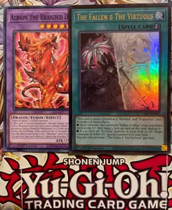 🔥The Fallen & the Virtuous - Ultra Rare 1st Edition CH01-EN019 NM - Image 1