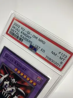 Yugioh Skull Knight MRD 1st Edition PSA 8 2002 Low Pop - Image 3