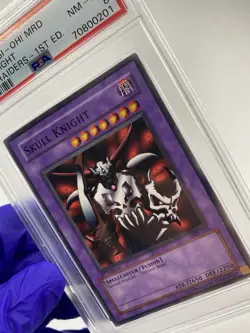 Yugioh Skull Knight MRD 1st Edition PSA 8 2002 Low Pop - Image 4