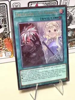 Yu-Gi-Oh! The Fallen & the Virtuous - Ultra Rare 1st Edition CH01-EN019 NM - Image 2