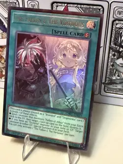 Yu-Gi-Oh! The Fallen & the Virtuous - Ultra Rare 1st Edition CH01-EN019 NM - Image 3