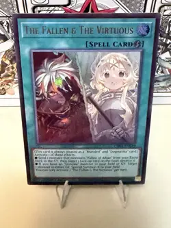 Yu-Gi-Oh! The Fallen & the Virtuous - Ultra Rare 1st Edition CH01-EN019 NM - Image 4