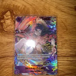 Monkey D.Luffy OP09-119 alt art 3rd ANNIVERSARY SET ONE PIECE promo english mint - Image 1
