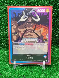 TRAFALGAR LAW One Piece Card Game BOOSTER ROMANCE DAWN OP01-002 Leader OPCG - Image 1