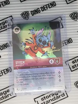 Stitch - Abomination 21 D100 Alternate Art Disney100 Promo Lorcana Card - Image 1