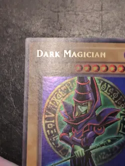 Yu-Gi-Oh! ULTRA RARE CARD DARK MAGICIAN LOB-005 1996 VINTAGE PRINT VLP - Image 5