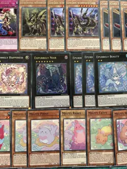 YuGiOh 70 Card Purrely & Melffy Deck w/ 30 Card XYZ Extra & Side Deck - Image 3