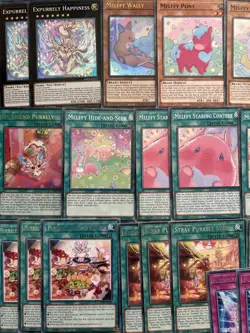 YuGiOh 70 Card Purrely & Melffy Deck w/ 30 Card XYZ Extra & Side Deck - Image 5