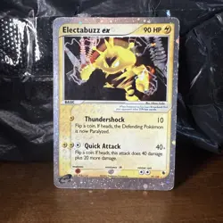 Electabuzz ex Pokemon Card - Ruby & Sapphire 97/109 2003 MP - Image 1