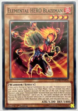 LEHD-ENA16 Elemental HERO Blazeman - Common 1st Edition Near Mint YuGiOh Card - Image 1