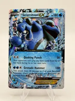 Seismitoad EX - 20/111 - Pokemon Furious Fists XY Ultra Rare Card NM - Image 1