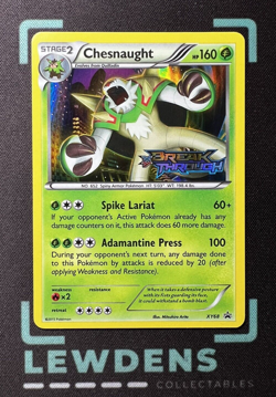 Chesnaught - XY68 - Prerelease Holo - XY Black Star Promo - Pokemon TCG Card - Image 1
