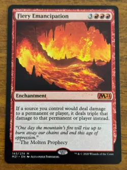 Fiery Emancipation - M21 - MTG - 143/274 - Image 1